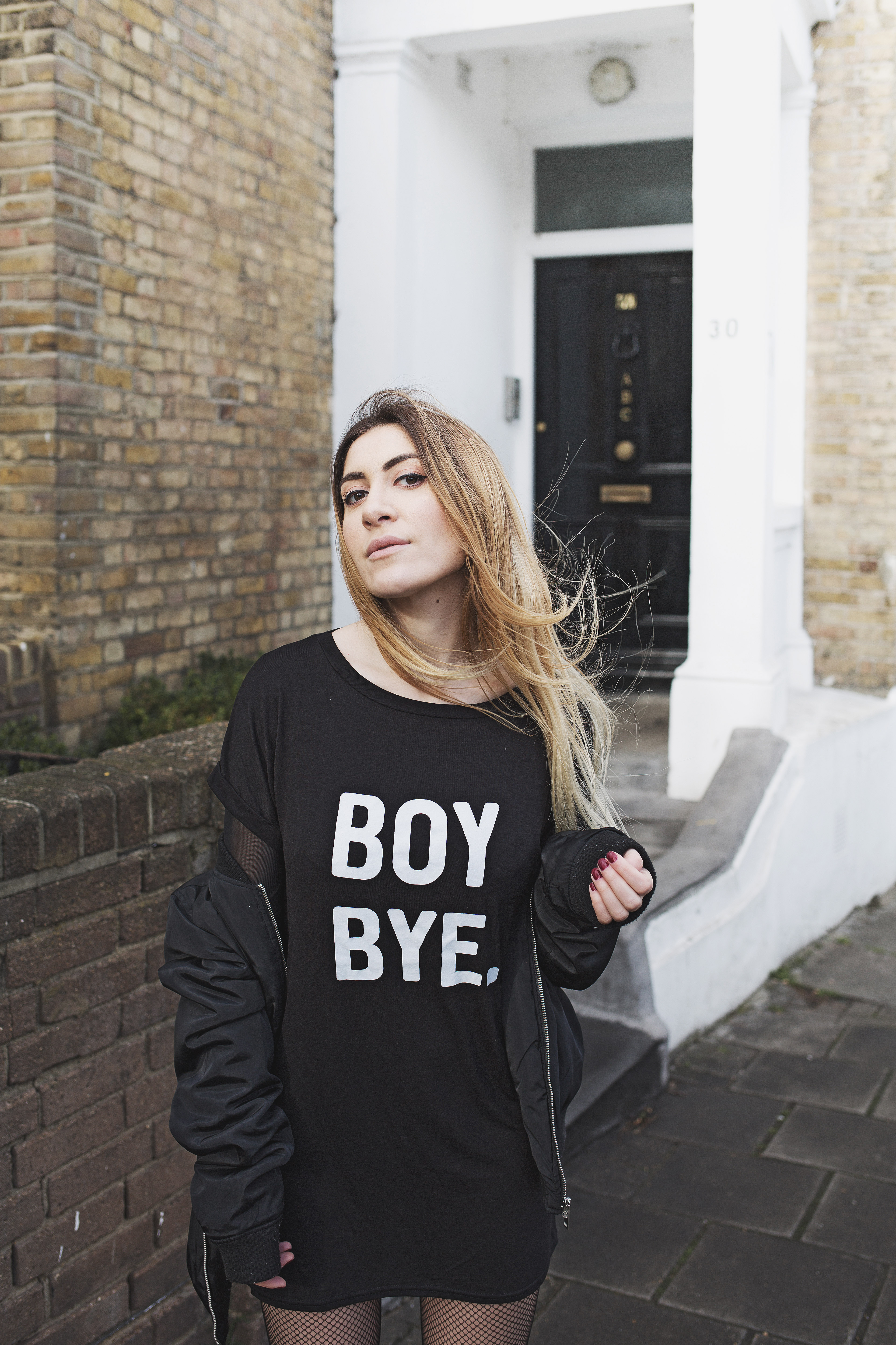 Boy-Bye_-10 How to Wear a Slogan T-Shirt Trend