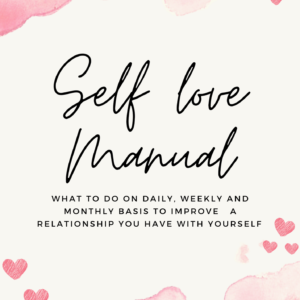 self love manual by Tania b darling, exercises for self love