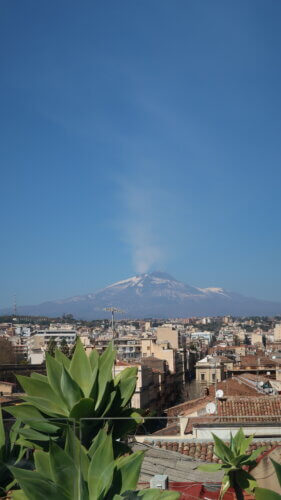 Views of Mount Etna